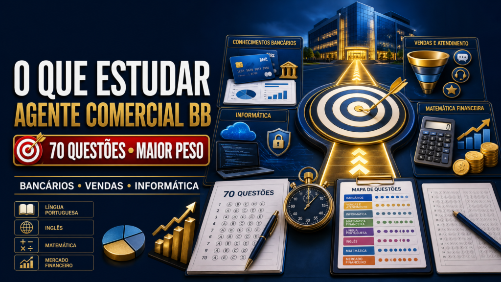 O Que Estudar para o Banco do Brasil: Agente Comercial