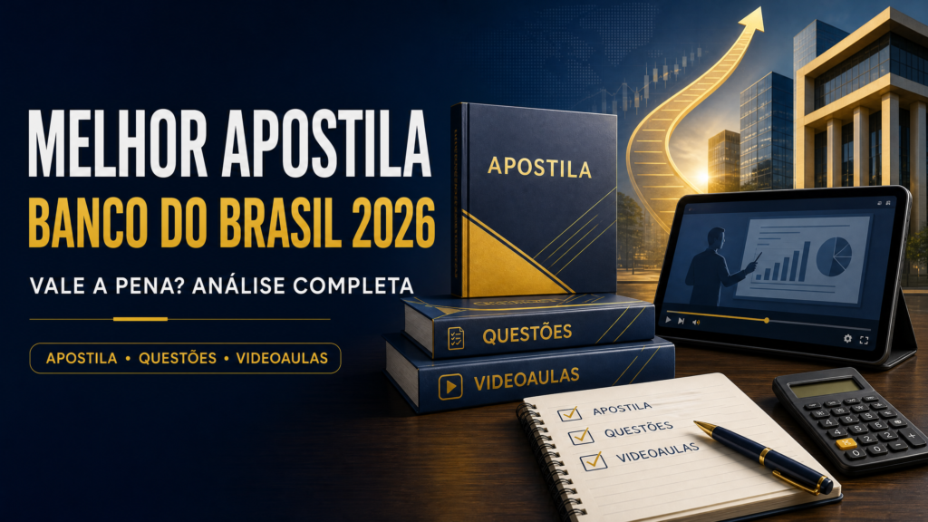Apostila Concurso Banco do Brasil 2026: Vale a Pena? Análise